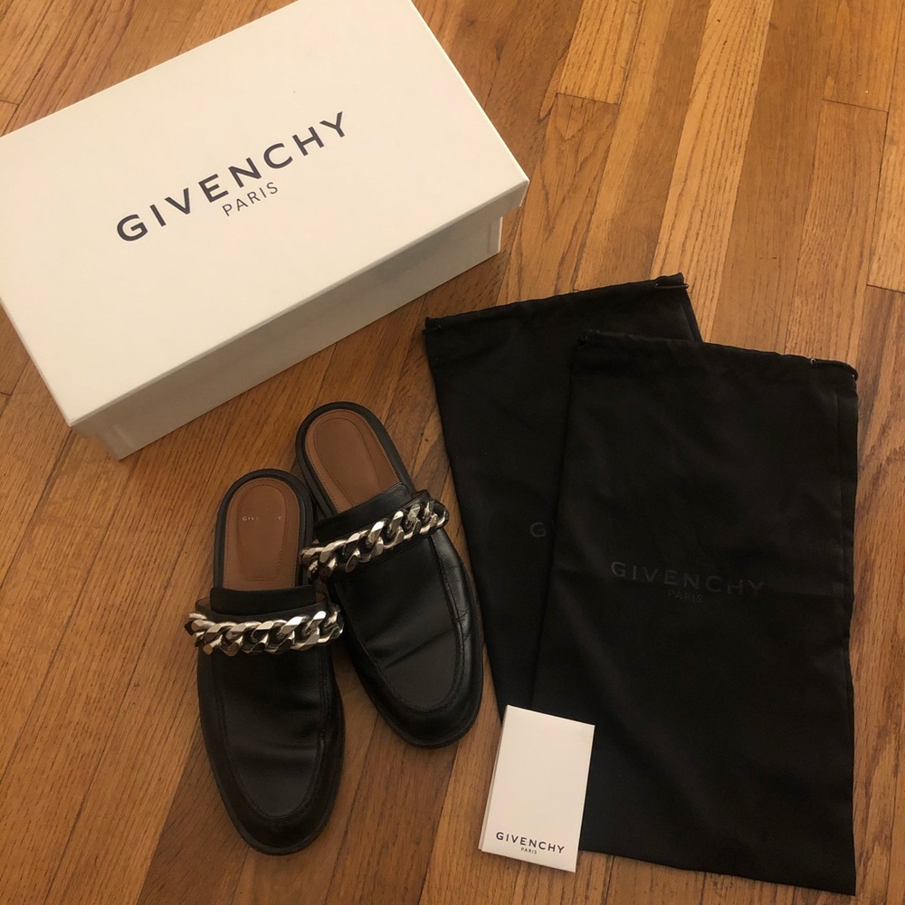 Givenchy Chain Strap Loafer Slides